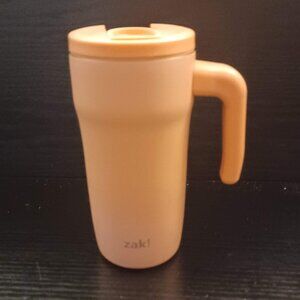 Zak Designs 16 fl oz Stainless Steel Coffee Travel Mug Peach Orange